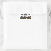 Need Coffee - Wiskunde Major Ronde Sticker (Tas)