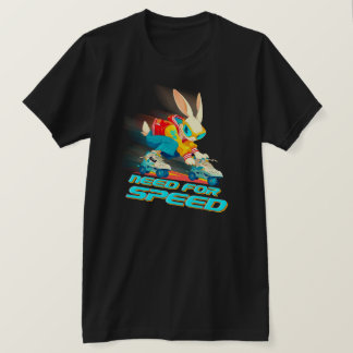 Need for Speed - Rolschaatskonijn T-shirt