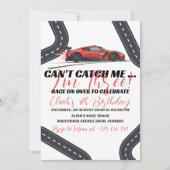 Need for Speed verjaardagsrace rode auto partij Kaart (Voorkant)