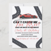 Need for Speed verjaardagsrace rode auto partij Kaart (Voorkant)