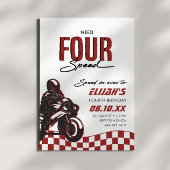 Need Four Speed Boys Vierde Dirt Bike Verjaardag Kaart