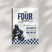 Need Four Speed Boys Vierde Dirt Bike Verjaardag Kaart