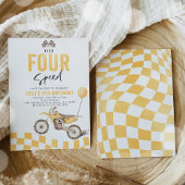 Need Four Speed Dirt Bike Boy 4e Verjaardagsfeest Kaart