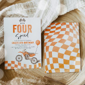 Need Four Speed Dirt Bike Boy 4e Verjaardagsfeest Kaart