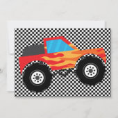 Need Four Speed Monster Truck 4e Verjaardag Foto Kaart (Achterkant)