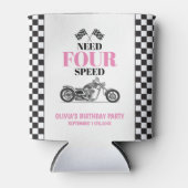 Need Four Speed Pink Heavy Bike 4e verjaardag Blikjeskoeler (Voorkant)