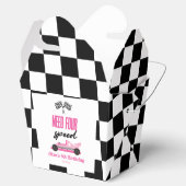 Need Four Speed Roze Race Auto 4e Verjaardagsfeest Bedankdoosjes (Geopend)