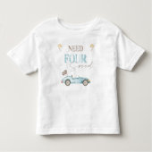 Need FOUR Speed Verjaardag T-shirt (Voorkant)