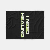 Need Healing Video Game Gaming Shirt Grappige Vide Fleece Deken (Voorkant (Horizontaal))