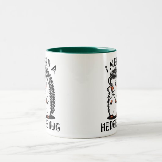 Need Hedge Hug Tweekleurige Koffiemok (Center)