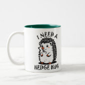 Need Hedge Hug Tweekleurige Koffiemok (Links)