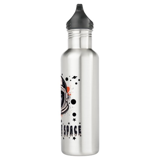Need More Space – Astronaut Water Bottle Waterfles (Rechts)