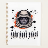 Need More Space – Outer Space Themed Planner (Voorkant)