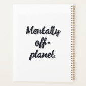 Need More Space – Outer Space Themed Planner (Achterkant)