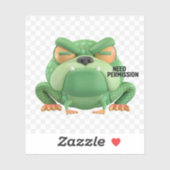 NEED PERMISSION STICKER (Vel)