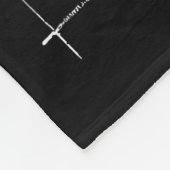 Need Prayer Tap My Shoulder Bible Verse Christian  Fleece Deken (Hoek)