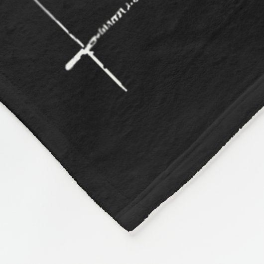 Need Prayer Tap My Shoulder Bible Verse Christian  Fleece Deken (Hoek)