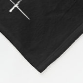 Need Prayer Tap My Shoulder Bible Verse Christian  Fleece Deken (Hoek)