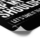 Need Prayer Tap My Shoulder Bible Verse Christian Poster (Hoek)