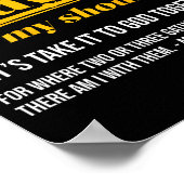 Need Prayer Tap My Shoulder Christian Men Women (o Poster (Hoek)