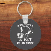 Need Sarcasm Pat Just Humor Back People Some Stick Sleutelhanger (Voorkant)