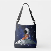 Need Space, Astronaut, Spaceman, Aangepast Crossbody Tas (Voorkant)
