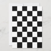 Need vier Speed Meisje 4e Verjaardagsfeestje Kaart (Achterkant)