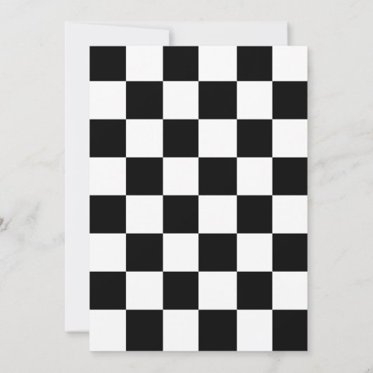 Need vier Speed Meisje 4e Verjaardagsfeestje Kaart (Achterkant)