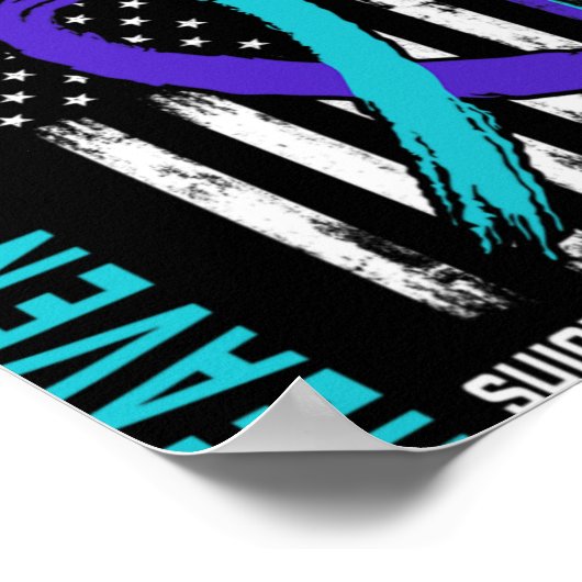 Needed A Hero God Cked Dad Suicide Awareness Fla Poster (Hoek)