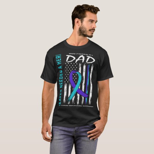 Needed A Hero God Cked Dad Suicide Awareness Fla  T-shirt (Voorkant volledig)