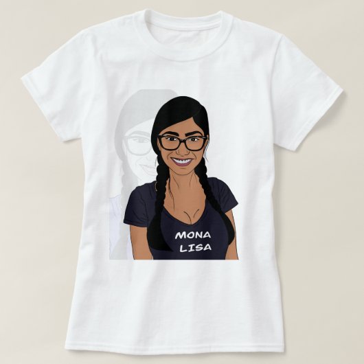 Needed Gifts Mia Khalifa Hockey Graphic For Fans T-shirt (Design voorkant)