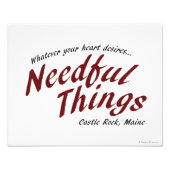 Needful Things Foto Afdruk (Voorkant)