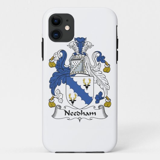 Needham Family Crest Case-Mate iPhone Case (Achterkant)