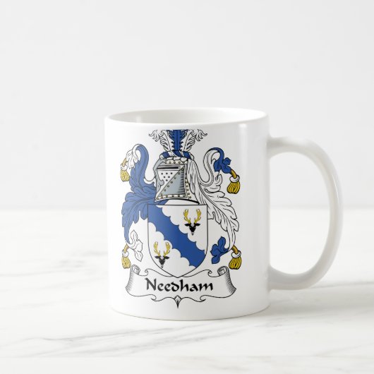 Needham Family Crest Koffiemok (Rechts)