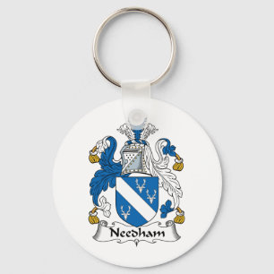 Needham Family Crest Sleutelhanger