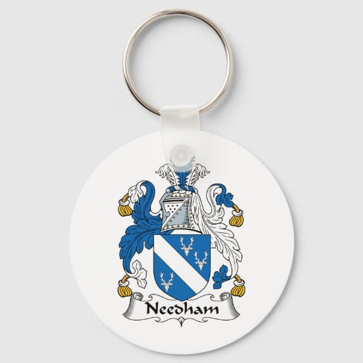 Needham Family Crest Sleutelhanger (Voorkant)