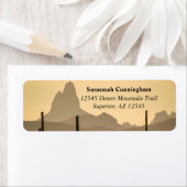 Needle Arizona van het zuidwestelijke woestijngebe Etiket (Insitu)