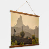 Needle Arizona van het zuidwestelijke woestijngebe Hangend Wandkleed (Gebogen)