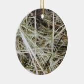 "needle in een hooistack" 2 keramisch ornament (Rechts)