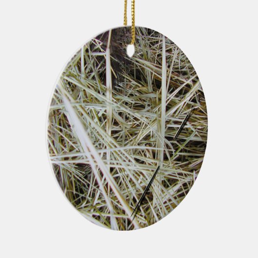 "needle in een hooistack" 2 keramisch ornament (Rechts)