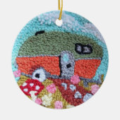 Needle Point Design Camper ornament (Voorkant)