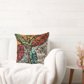 needle punch design fall design/pillow kussen