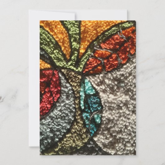 Needle Punch Design greeting card Notitiekaartje (Voorkant)