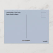 Needle Rock Kaap Blanco Oregon Briefkaart (Achterkant)