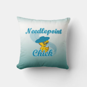 Needlepoint Chick 3 Kussen