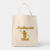 Needlepoint Chick Tote Bag (Voorkant)