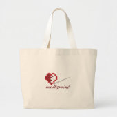 Needlepoint Grote Tote Bag (Voorkant)