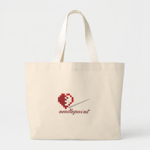 Needlepoint Grote Tote Bag