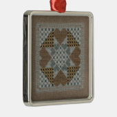 Needlepoint-sterversiering Metalen Ornament (Rechts)