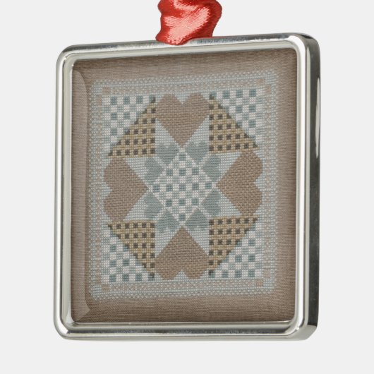 Needlepoint-sterversiering Metalen Ornament (Links)